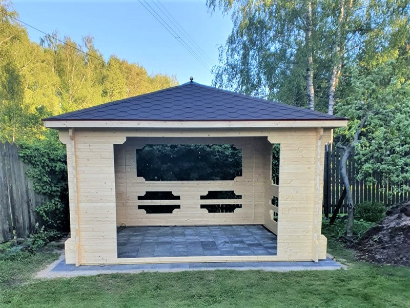 Wood gazebo IBIZA