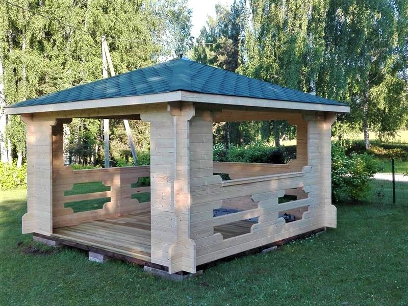 Wood gazebo IBIZA