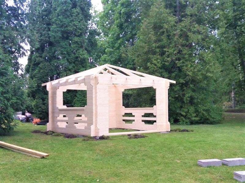 Wood gazebo IBIZA