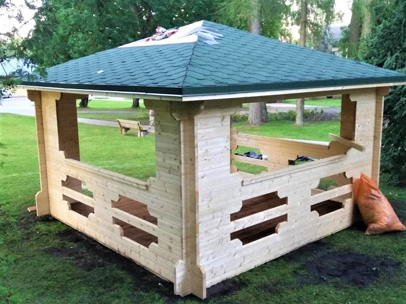 Wood gazebo IBIZA