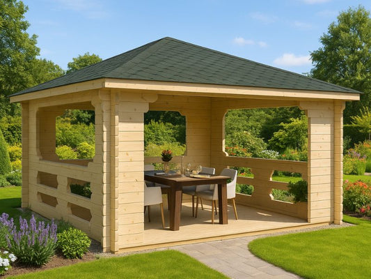Wood gazebo IBIZA