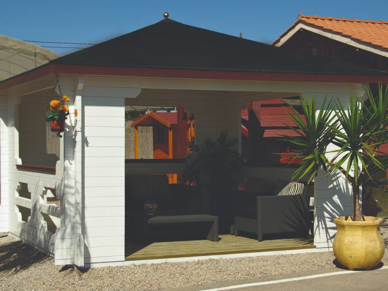 Wood gazebo IBIZA