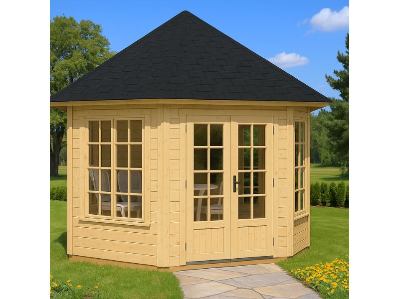 Garden Room Log Cabin Emma F4