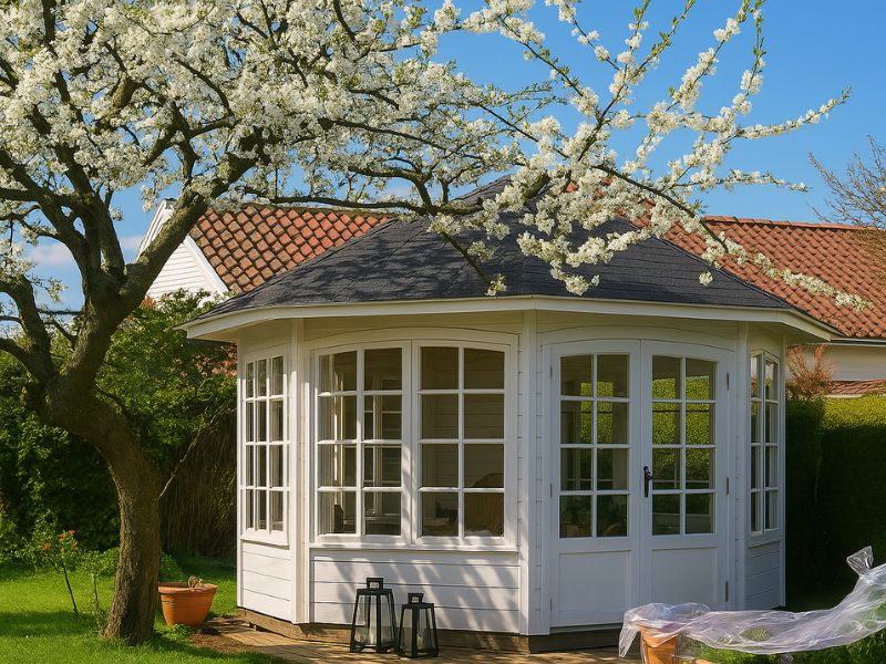 Garden Room Log Cabin Emma F4