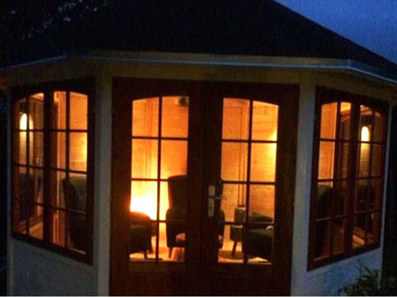 Garden Room Log Cabin Emma F4