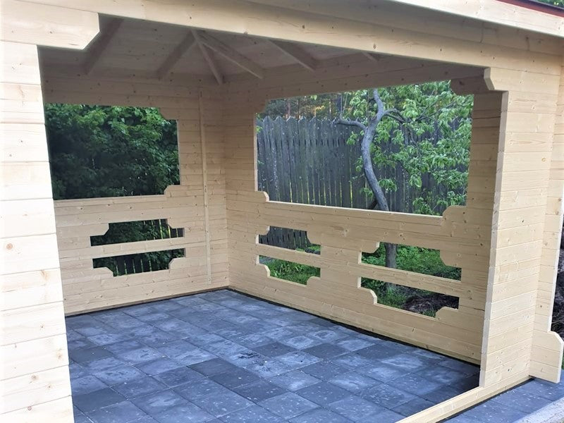 Wood gazebo IBIZA