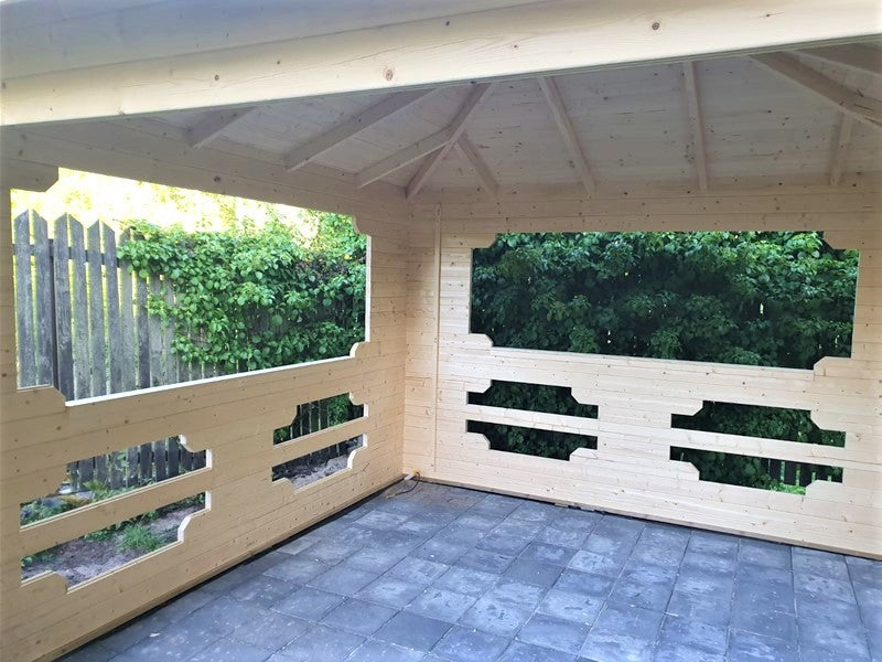 Wood gazebo IBIZA