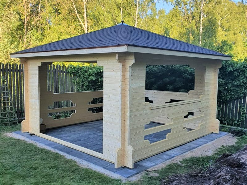Wood gazebo IBIZA