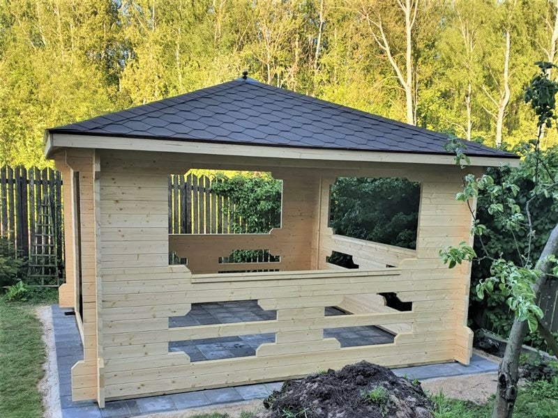 Wood gazebo IBIZA