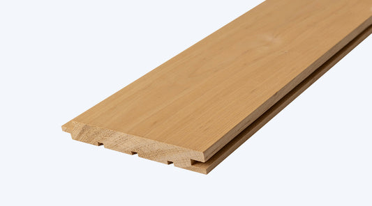 STS4 | 15 x 120 x 2400 mm / Alder Cladding / Sauna material / S-profile