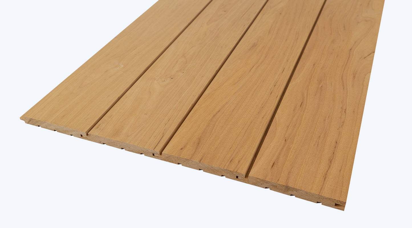 STS4 | 15 x 120 x 2400 mm / Alder Cladding / Sauna material / S-profile