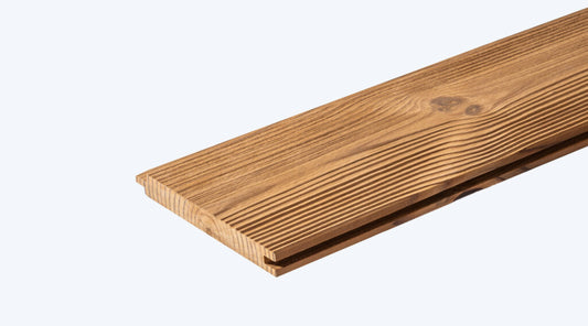 STSV | 14 x 140 x 4200 mm | Pine Thermo brushed Cladding